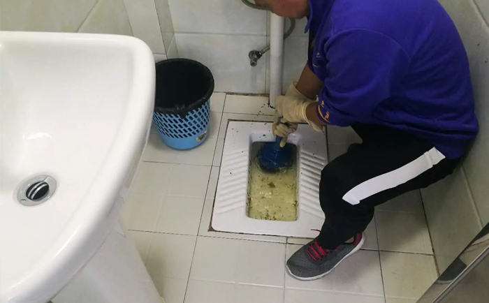 湛河疏通蹲坑